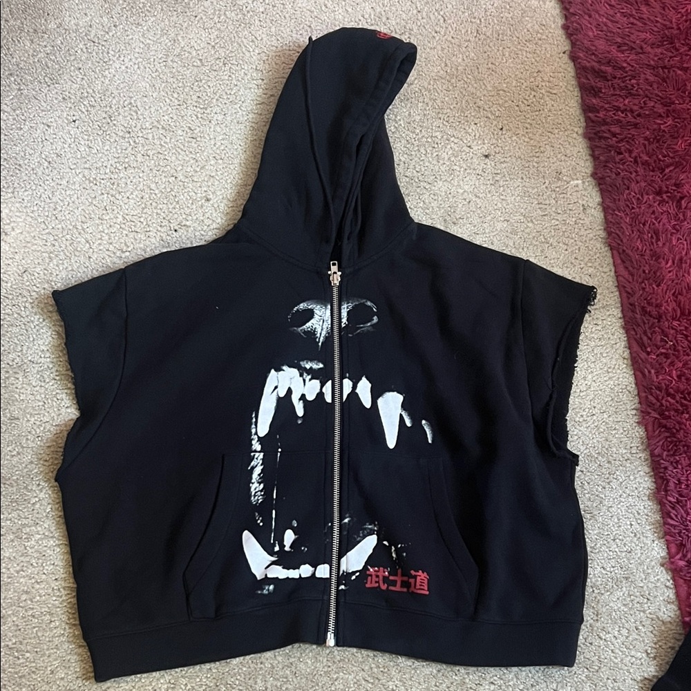 Darc sport sleeveless zip hoodie